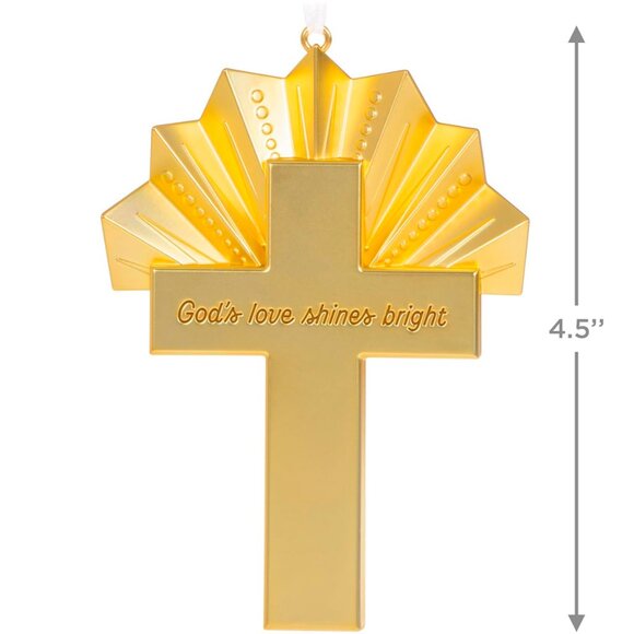 God's Love Shines Bright Metal Ornament Hallmark Keepsake 2024 New in Box - Picture 3 of 6